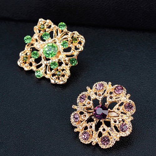 12 cái trâm cài hình hoa cách điệu thời trang sang trọng