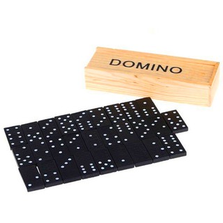 Cờ domino hộp gỗ