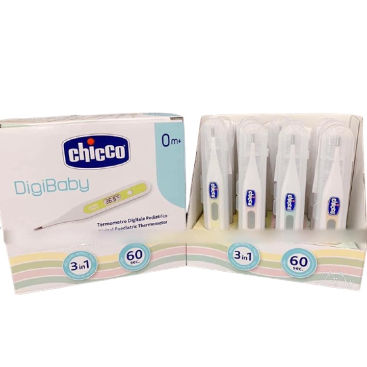 Nhiệt kế điện tử 3 in 1 Chicco - ĐO THÂN NHIỆT (Màu Ngẫu Nhiên)