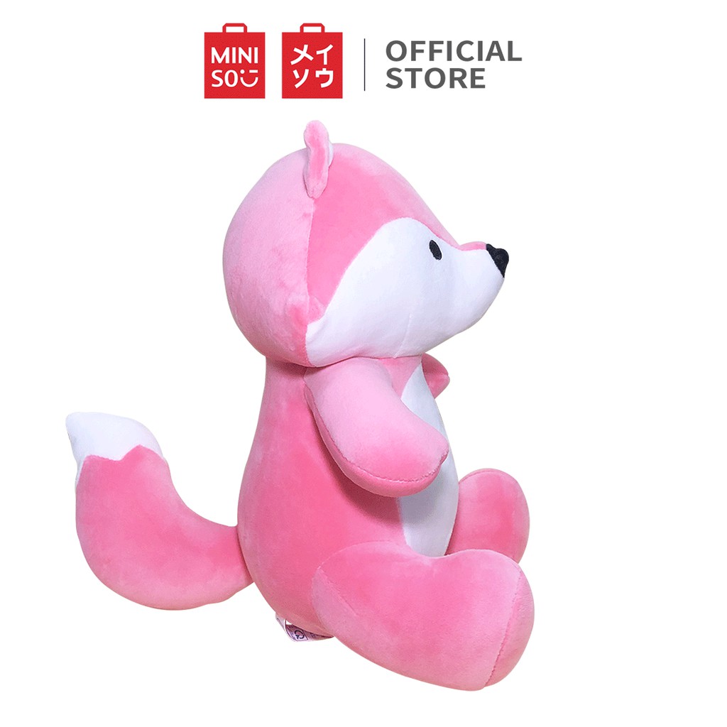 [Mã LIFEHL244 giảm 15% đơn 250K] Thú bông Miniso hình con cáo ngồi -Hồng