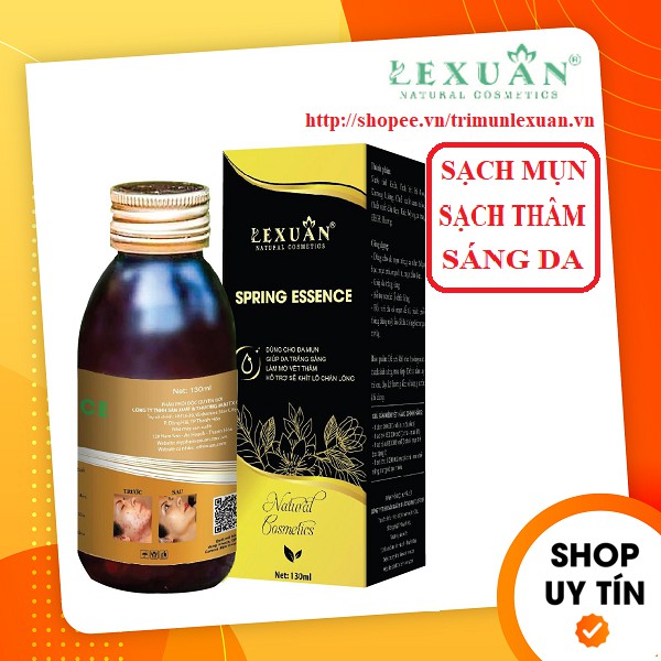 Sạch Mụn Sáng Da Spring Essence Lê Xuân Cosmetic 130ml - Tinh chất ngừa mụn Lê Xuân hiệu quả sau 2 tuần sử dụng | BigBuy360 - bigbuy360.vn