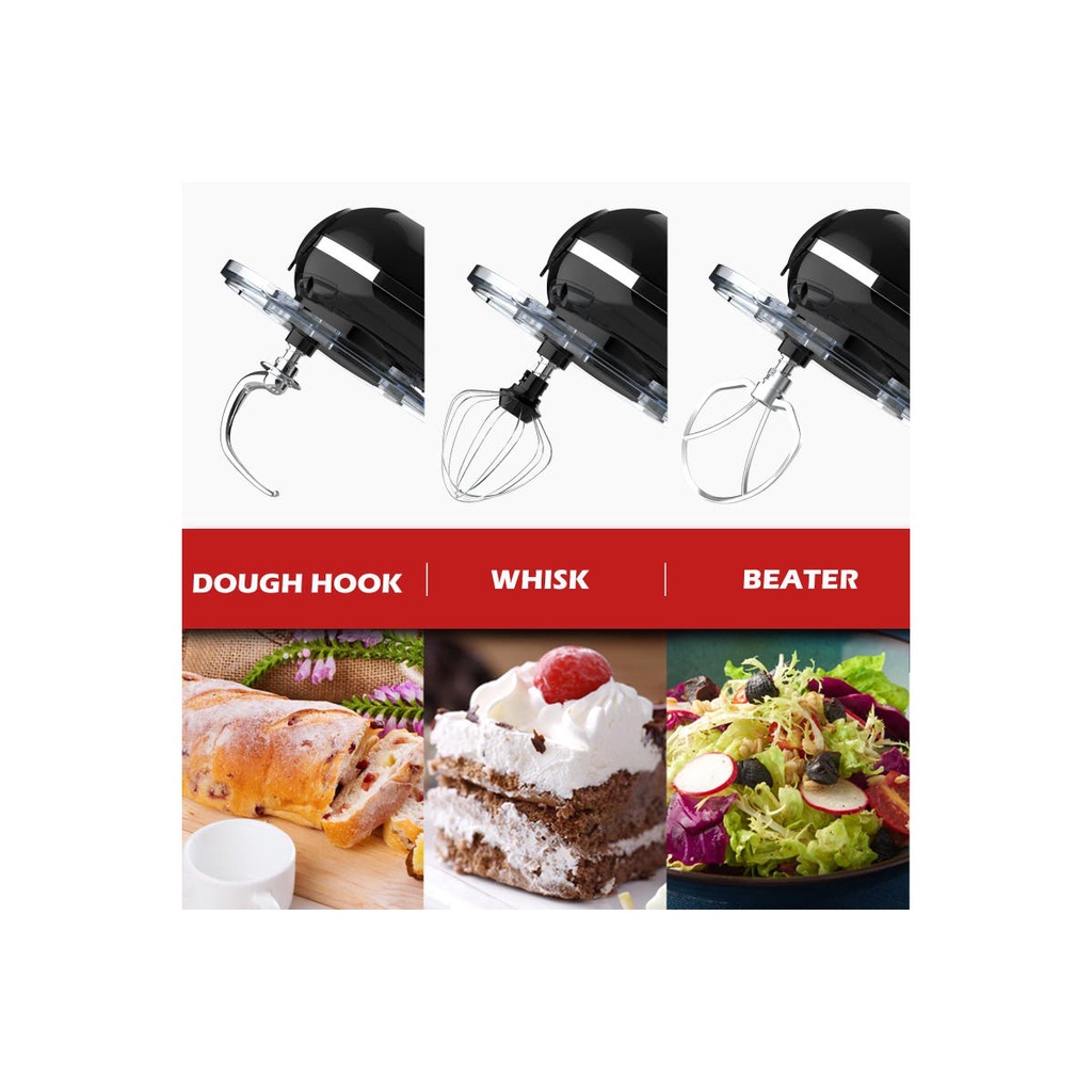 Máy nhào bột Advwin 5L 1100W 6 trong 1 - tiêu chuẩn Châu Âu - Bảo hành 1 năm