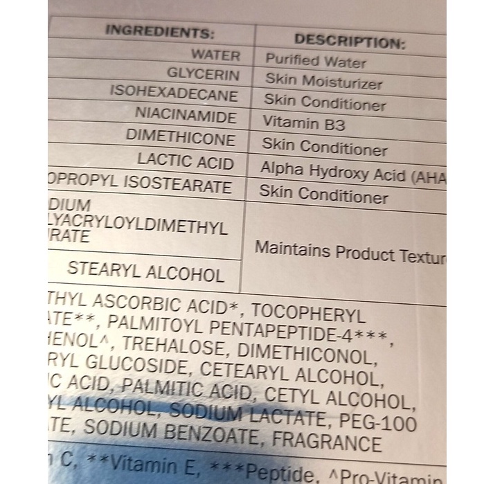 Kem Dưỡng Da Olay Chống Lão Hóa 25% Hyaluronic Acid + Vitamin B3 / Vitamin C + Peptide 24