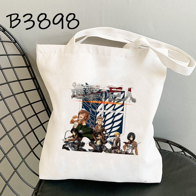 Túi Vải canvas Họa Tiết Hoạt Hình anime Độc Đáo