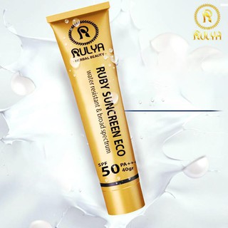Kem nền che khuyết điểm rulya ruby suncreen eco