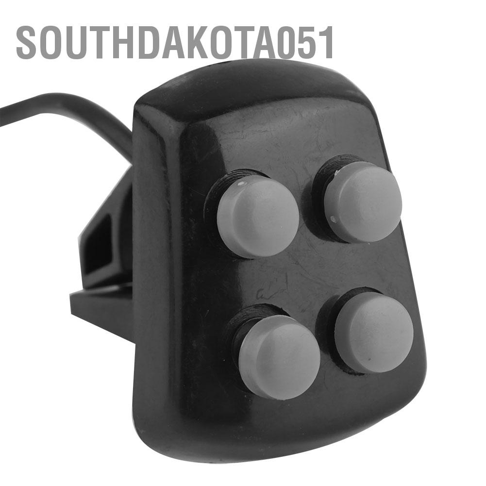 Southdakota051 waterproof Bicycle Cycling Horn Bell 6 LED Light 4 Tunes 120dB