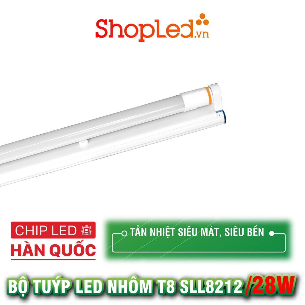 BÓNG ĐÈN TUÝP LED NHÔM SUNMAX T8 SLL8012 THIẾT KẾ MỚI NHẤT TẠI THỊ TRƯỜNG VIỆT NAM + TẢN NHIỆT SIÊU MÁT