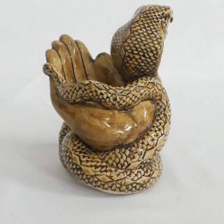 Rắn Gạt Tàn_ Gốm Sứ Bát Tràng