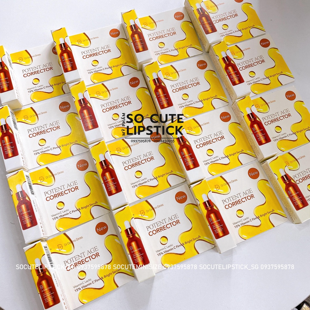 Serum sáng da chống lão hóa Dr. Dennis Gross Vitamin C Lactic Acid 15% Firm &amp; Bright Serum 7ml