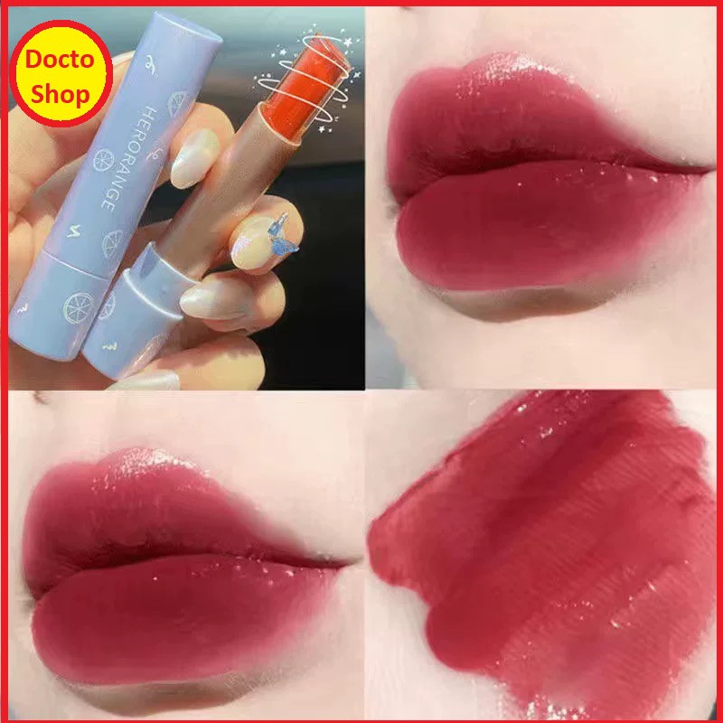 Son thỏi bóng Jelly thạch HERORANGE mọng môi Fantasy Velvet Charm Lipstick