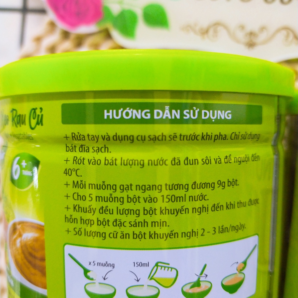 Bột ăn dặm Nutri IQ hộp 320gram đủ vị cho bé từ 4 tháng tuổi