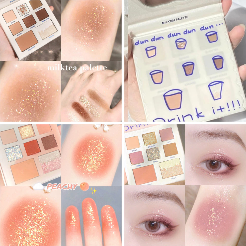 DIKALU (Hàng Mới Về) 1 Bảng Phấn Mắt 8 Màu Ánh Ngọc Trai Lấp Lánh Chống Thấm Nước | BigBuy360 - bigbuy360.vn