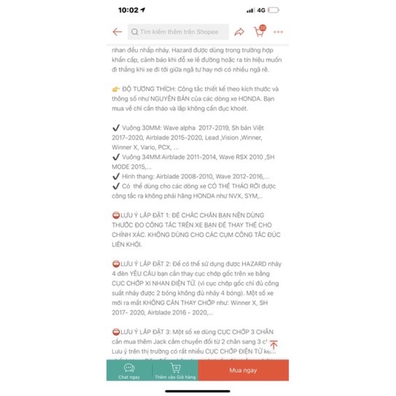 Công tắc Hazard Tích Hợp Nháy Xi Nhan Xe Máy Honda