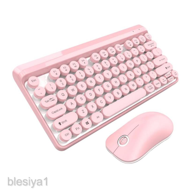 L100 2.4G Wireless Keyboard Punk Key Cap Ultra-thin Mouse Keyboard Set