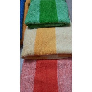 Khăn rửa mặt màu, kẻ sợi bông