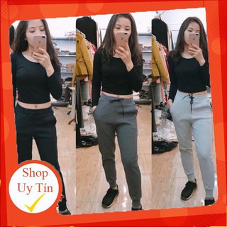 Quần Jogger Len Tăm Thể Thao Nam Nữ Dày Dặn (Hàng Loại 1)