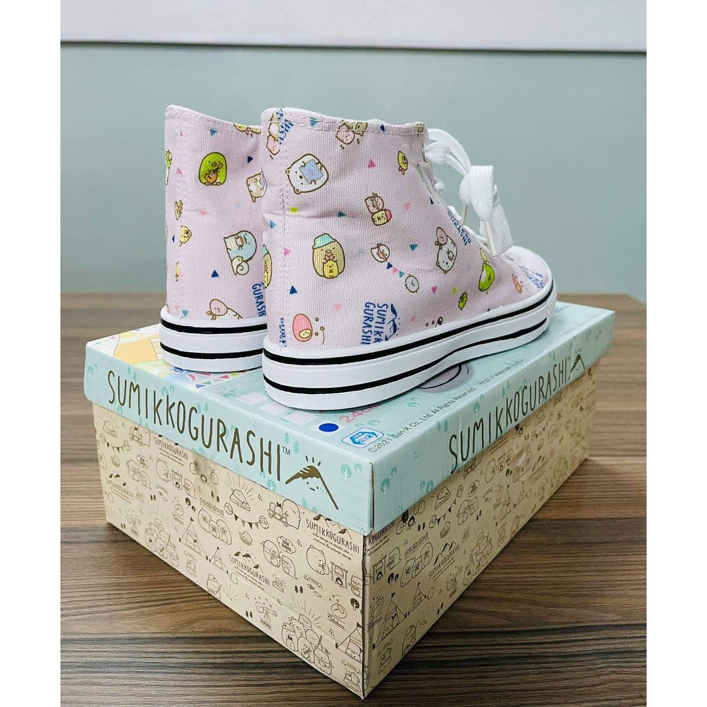Giày Sneaker Women in hình hoạt hình Gấu SUMIKKO GURASHI  - Hiệu SANRIO