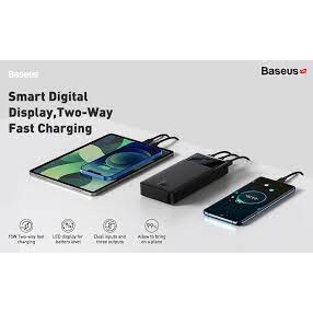 Giảm giá- sạc dự phòng BASEUS 15W 20000mah có đèn LED sạc nhanh mẫu mới
