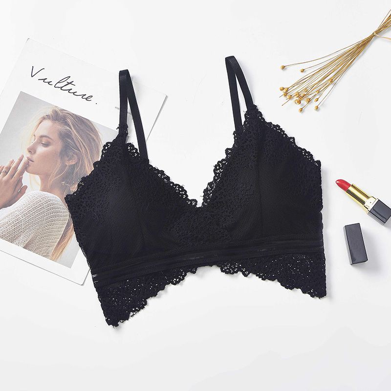 Áo ngực ren Jacquard không gọng