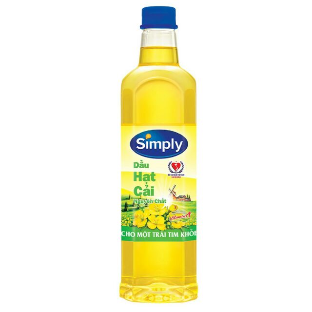 Dầu hạt cải simply ( chai 1L)