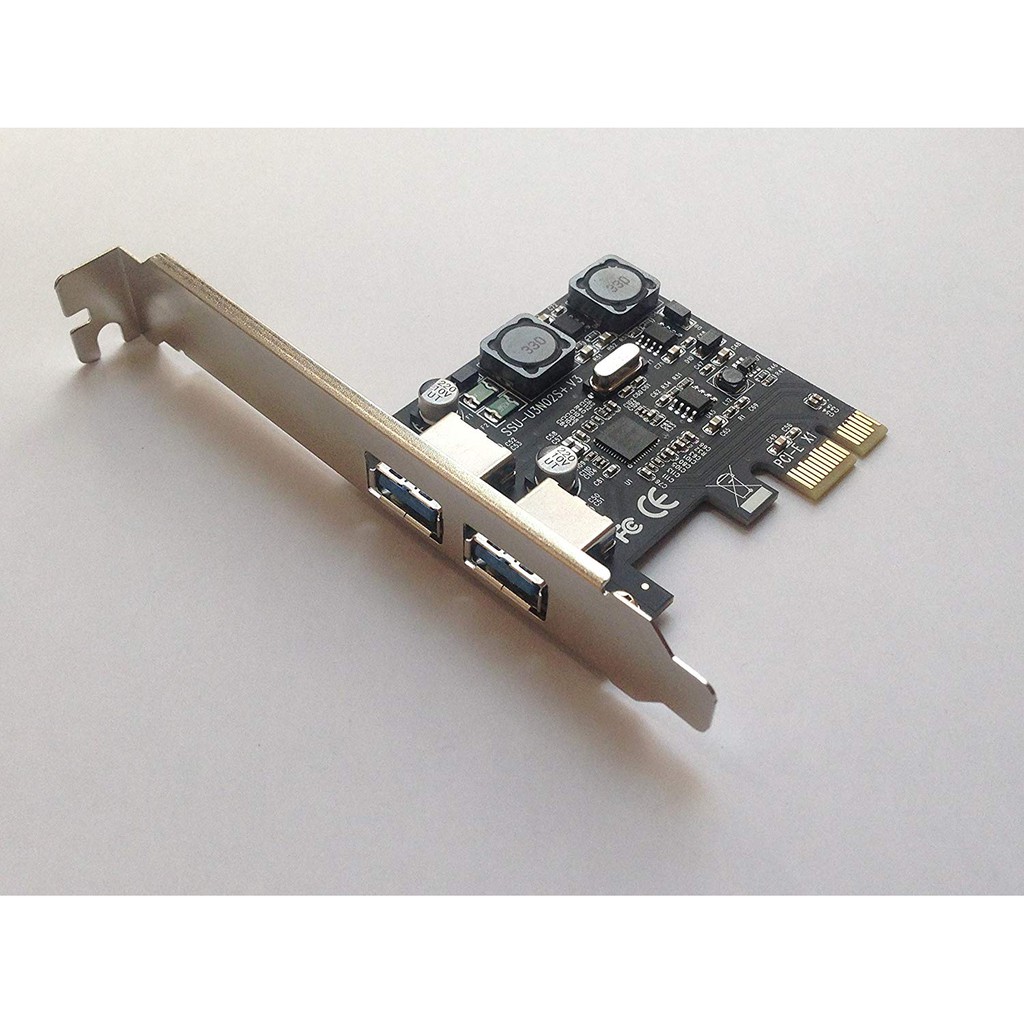 Denshitaro Card PCI- E mở rộng ra 2 cổng USB 3.0 không cần nguồn phụ D00- 249