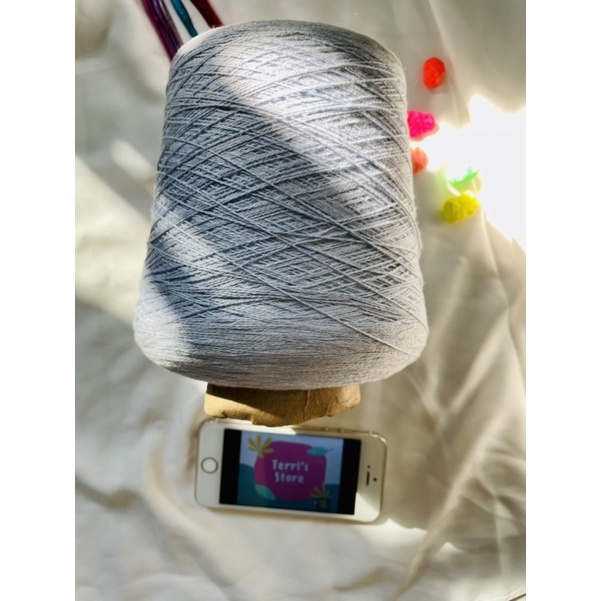 Sợi Cotton Ý - Sợi se/xe tròn  - Mền nhẹ mền - Móc áo váy áo dài mùa hè