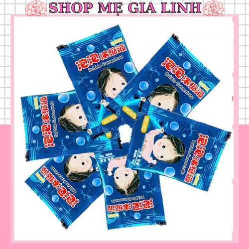 Combo 10 gói Dung Dịch Xà Phòng - Dành Cho Súng Bắn Bong Bóng Siêu Đậm Đặc