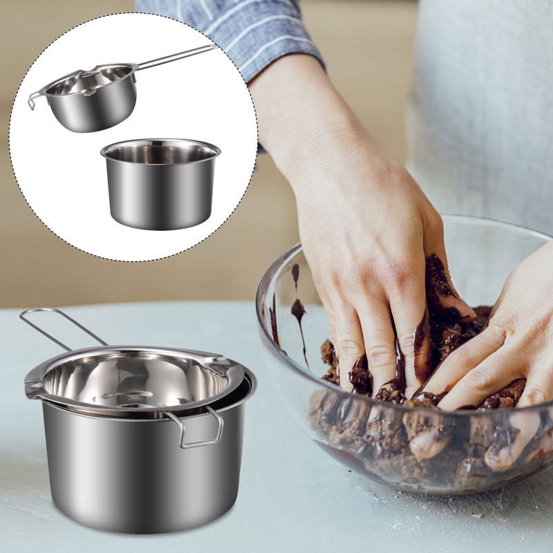 1 Bộ Nồi Nấu Tan Chảy Socola Bằng Thép Không Gỉ