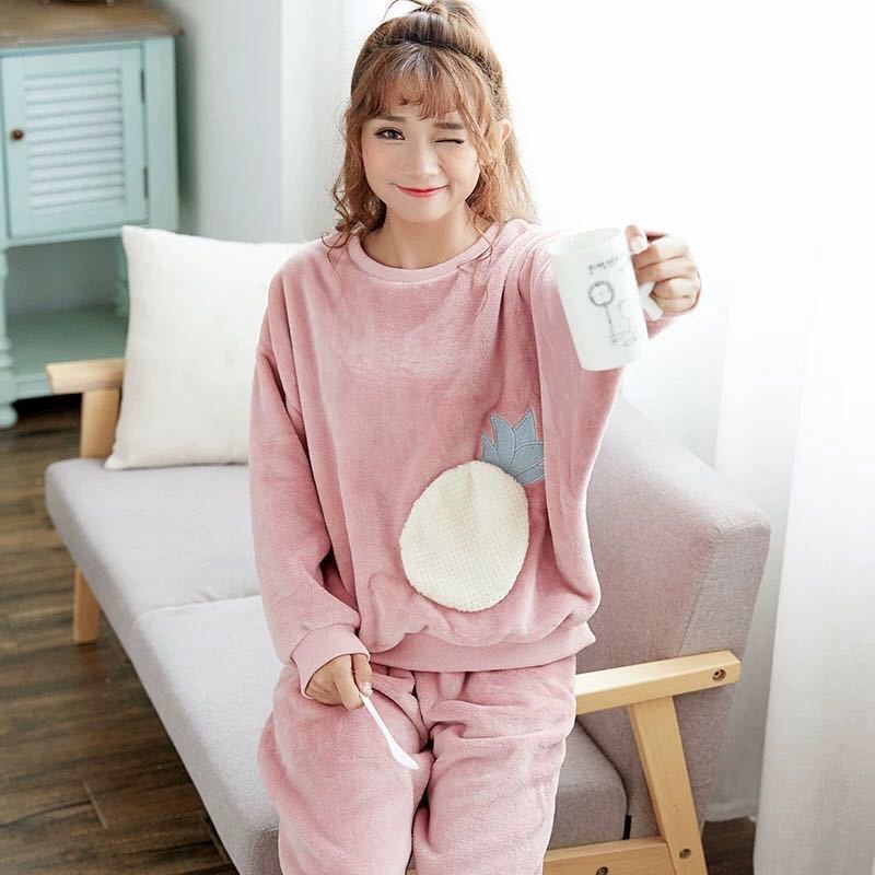 Bộ ngủ 🌱 Váy ngủ bông hoạt hình siêu cute