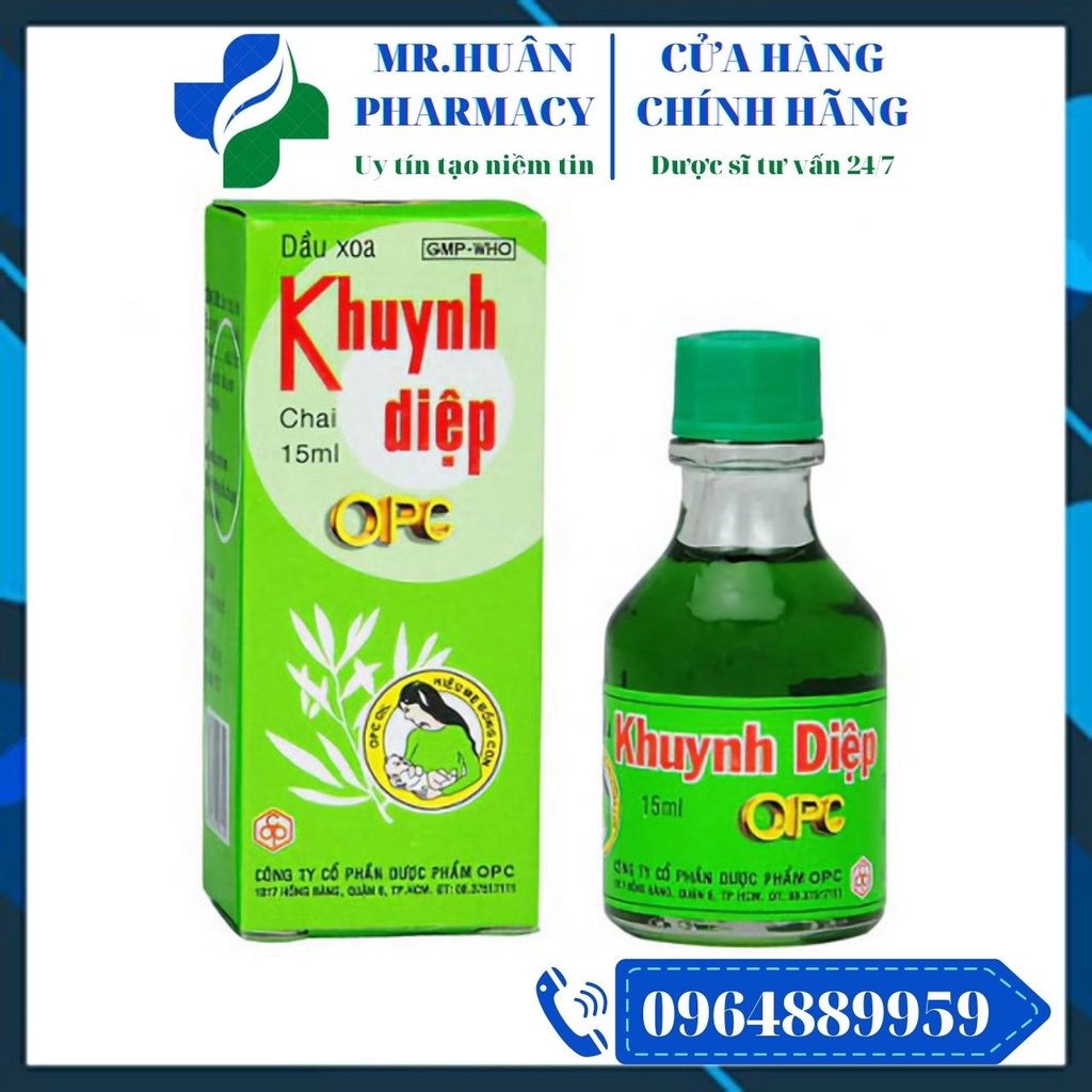 Tinh Dầu Khuynh Diệp OPC 15ml - Phòng cảm cúm, côn trùng đốt