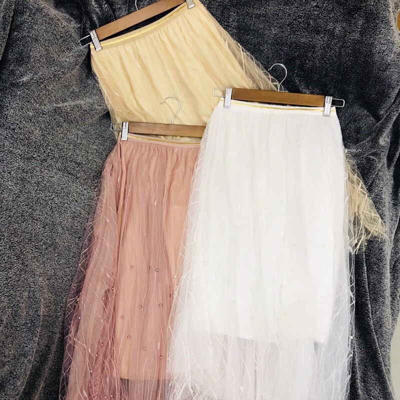 Váy đính hạt pearls - hột bẹt (ảnh thật và video) | BigBuy360 - bigbuy360.vn