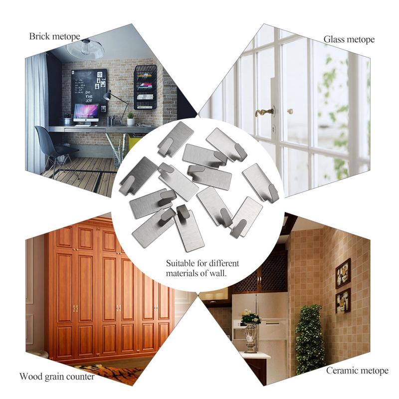 Móc Treo Đồ Tự Dính Bằng Thép Không Gỉ Chất Lượng Cao