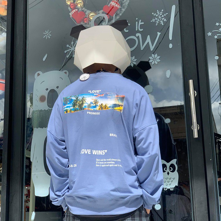 ÁO KHOÁC NỈ SWEATER FORM RỘNG NAM NỮ - GIN STORE