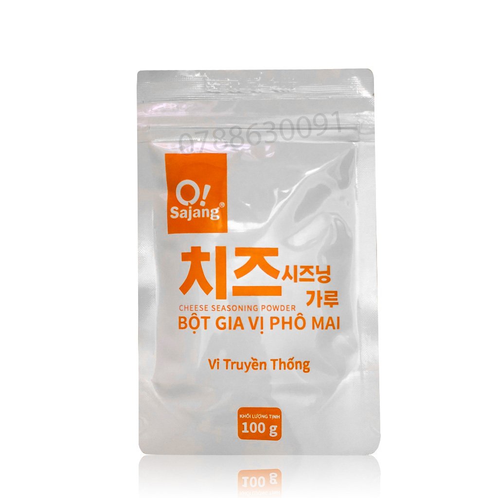 Bột phô mai lắc nguyên chất 100g