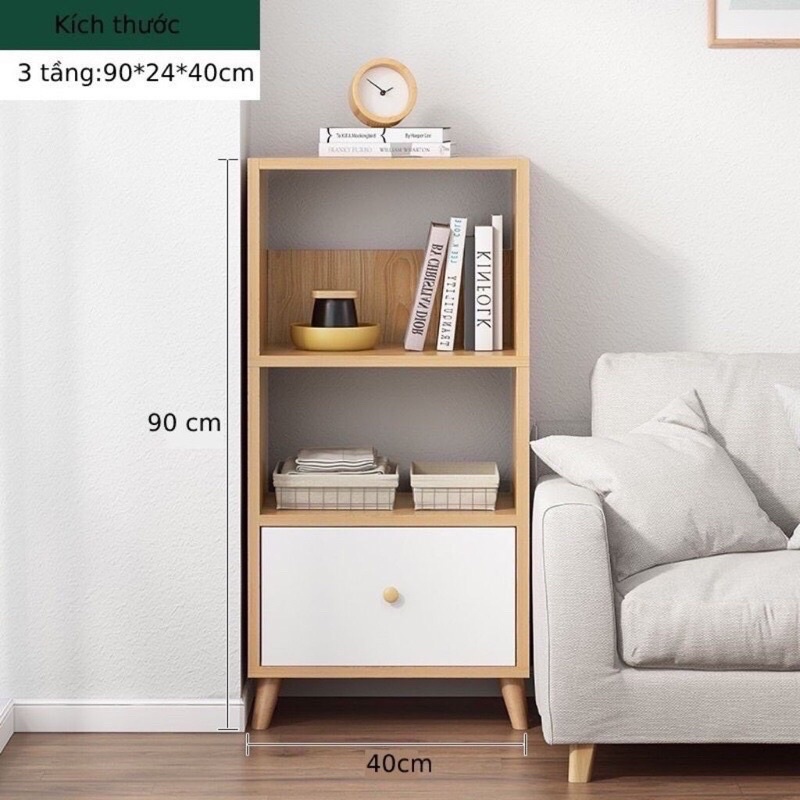 tủ kệ phong cách bắc âu , ván gỗ mdf