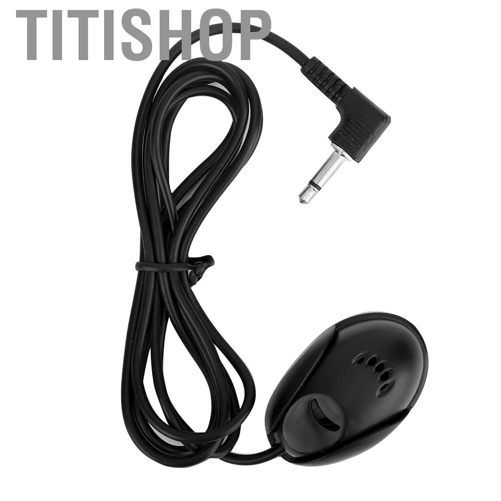 Titishop Mini 3.5mm External Microphone for Car DVD Audio Stereo Player Device 3m