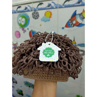Nón tóc xù bé trai - handmade