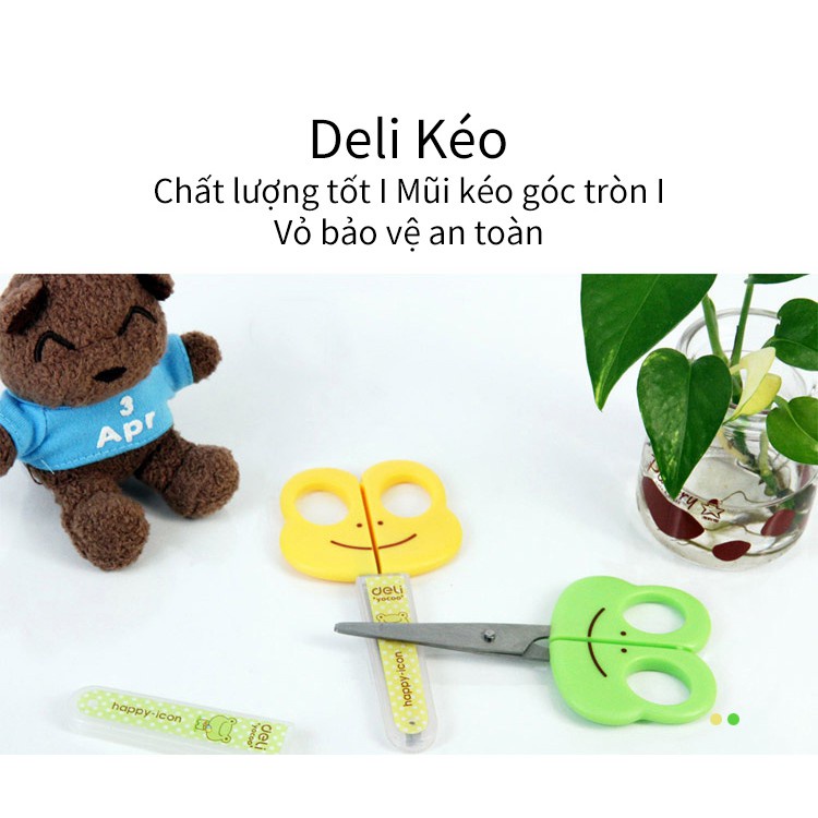 Kéo thủ công Deli 6031 / 6032 - Kéo học sinh kỹ thuật E6031 / E6032