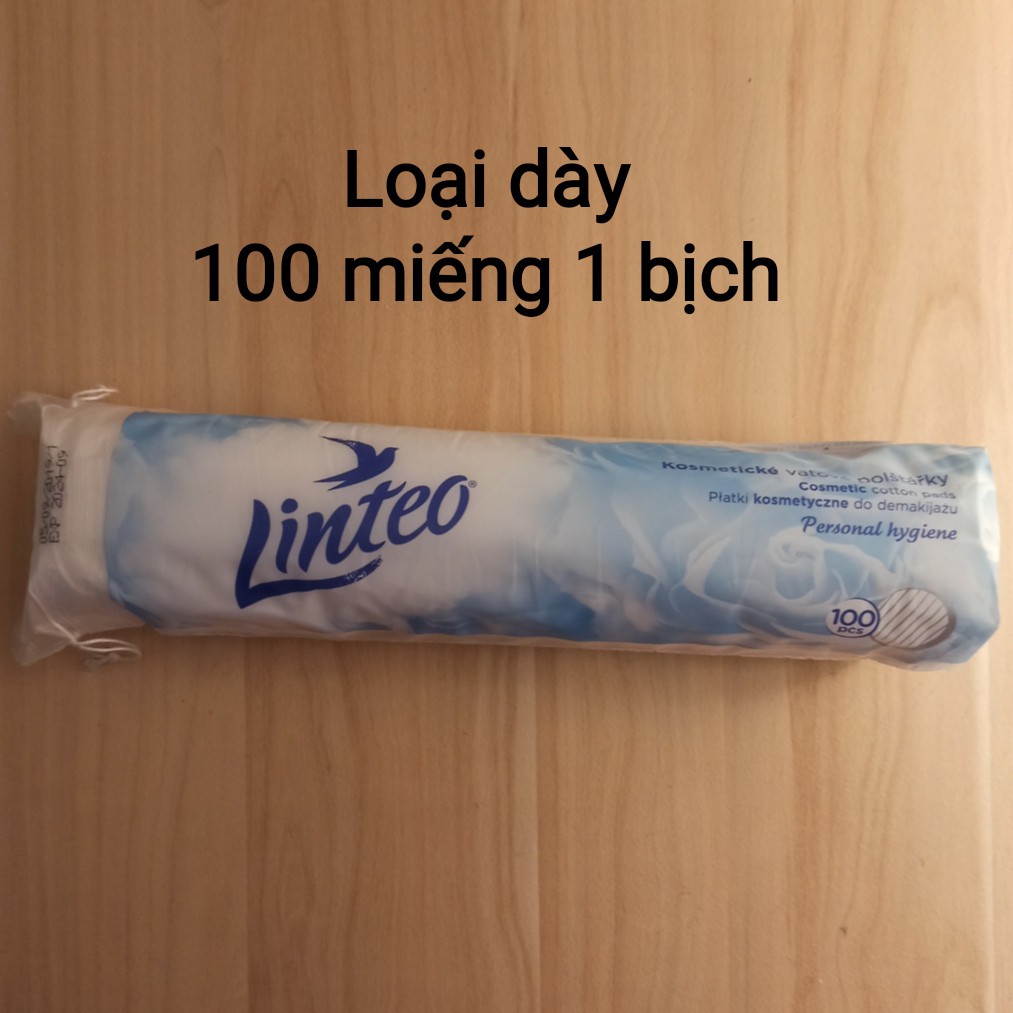 (Châu Âu) Bông tẩy trang Linteo loại 100 và 120 miếng | BigBuy360 - bigbuy360.vn