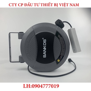 Ổ cắm điện tự rút 10 mét,Lõi dây 2.5mm2x3 Chính Hãng Sankos SCS-310E