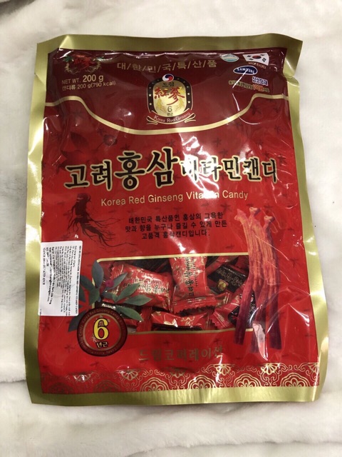 Kẹo Hồng Sâm Hàn Quốc 200g