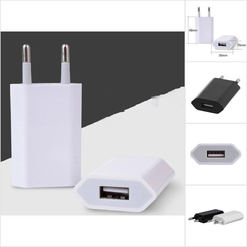 Củ sạc phích cắm EU giao diện USB AC cho Iphone Samsung Mmhi