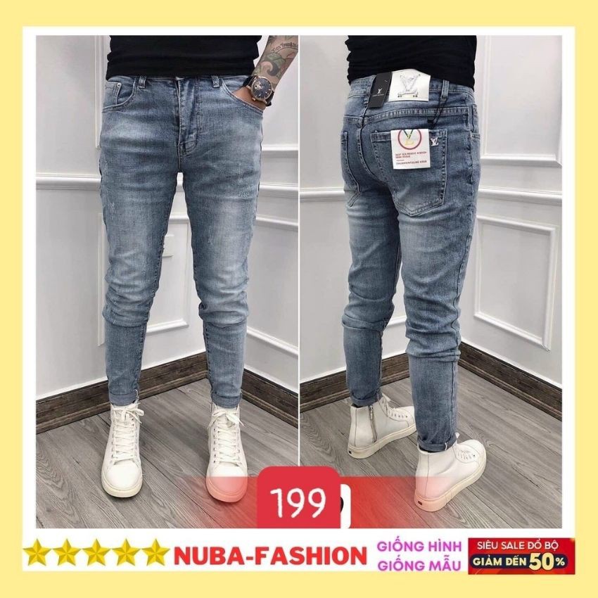 Quần jean nam cao cấp mẫu mới,quần bò đẹp giá rẻ AT 9999 | BigBuy360 - bigbuy360.vn
