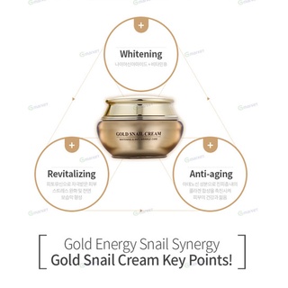 Kem dưỡng ốc sên ngăn ngừa lão hóa Gold Energy Snail Synergy Gold Snail Cream
