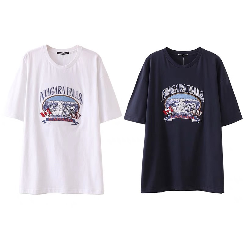 Áo phông in hình thác Niagara Falls Top Brandy Melville
