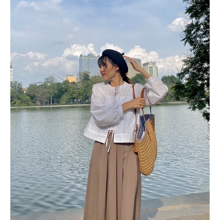 DOB - Chân váy coffee V0522