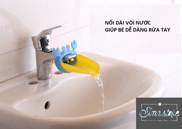 Vòi nước trang trí gắn lavabo nối dài vòi giúp bé rửa tay dễ dàng. SD3-VNC