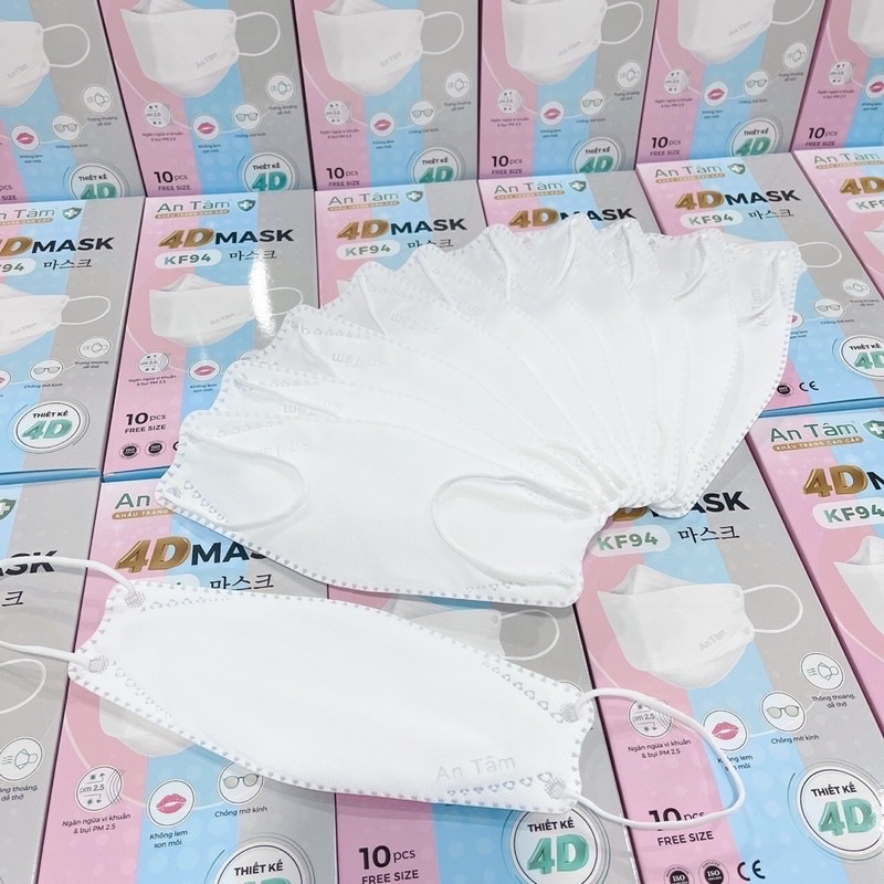 khẩu trang 4D KF 94 hộp 10 cái