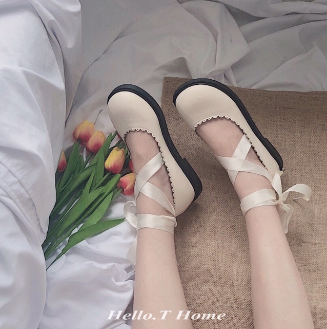 [Sale] Giày Lolita Buộc Dây - Kèm video thật ✨ | BigBuy360 - bigbuy360.vn