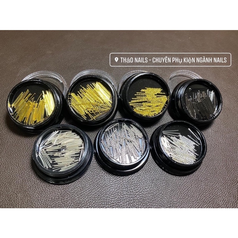 Kim loại Thanh gắn móng tay - phụ kiện nail